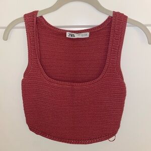 ZARA crochet top